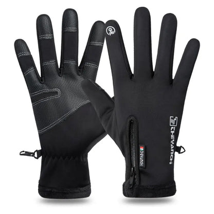 Winter Waterproof Thermal Touchscreen Gloves – Windproof and warm, ideal for cold-weather running, sports, hiking, and skiing.